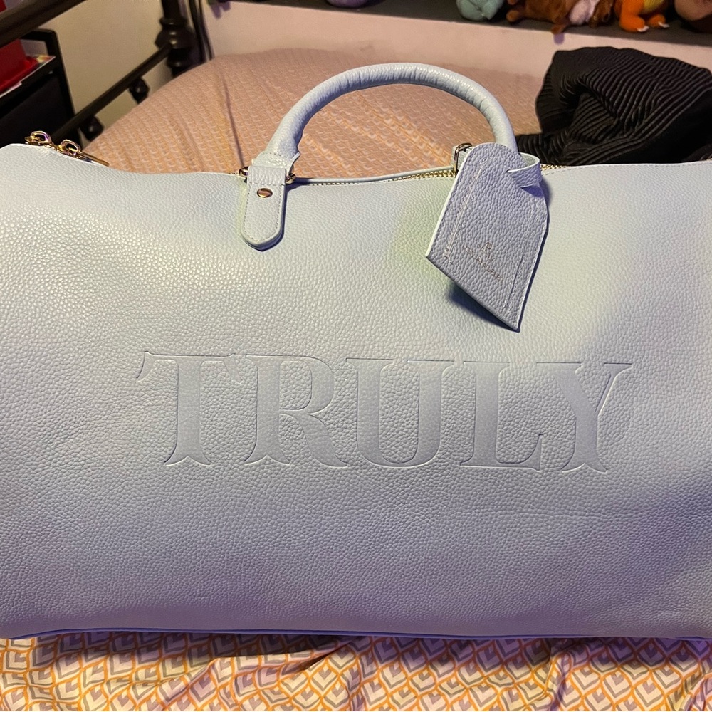 Truly duffel bag blue